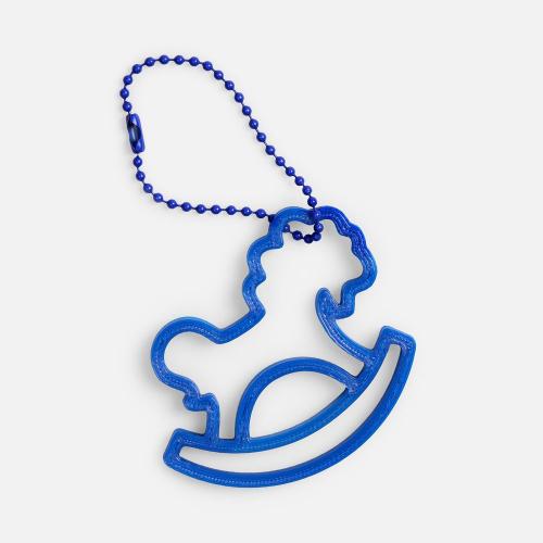 Подвеска «Лошадка-качалка», 3D-печать; - купить необычные подарки в Воронеже