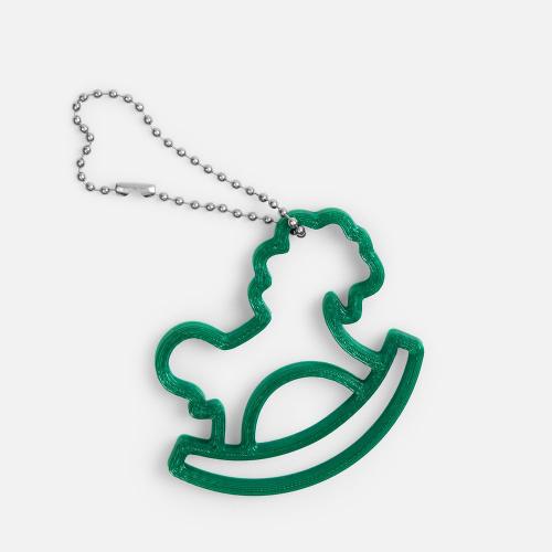 Подвеска «Лошадка-качалка», 3D-печать; - купить необычные подарки в Воронеже