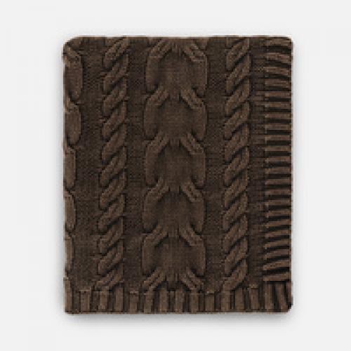 Плед Hygge, коричневый