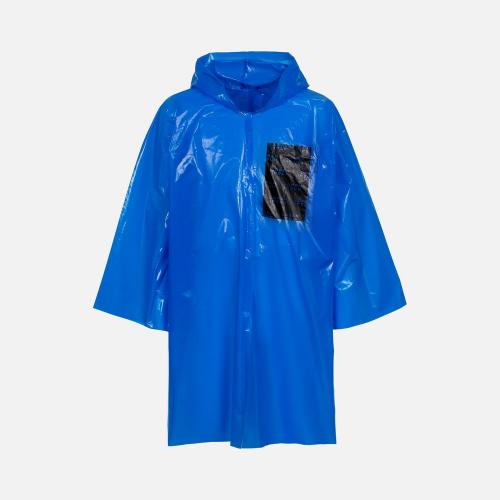 Дождевик-плащ CloudTime с печатью в один цвет на заказ; - купить именные сувениры в Воронеже