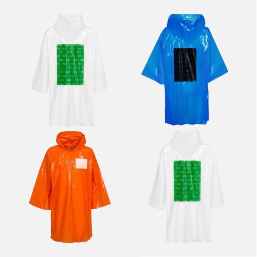 Дождевик-плащ BrightWay с печатью в один цвет на заказ; - купить необычные подарки в Воронеже