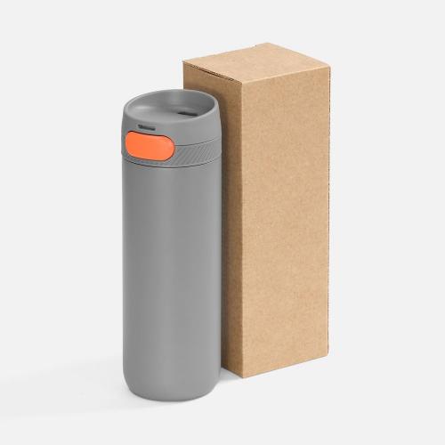 Термостакан X1 с цветной кнопкой; - купить подарки с логотипом в Воронеже