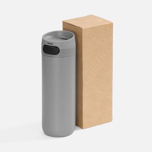 Термостакан X1 с цветной кнопкой; - купить подарки с логотипом в Воронеже