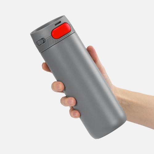 Термостакан X1 с цветной кнопкой; - купить именные сувениры в Воронеже