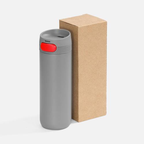 Термостакан X1 с цветной кнопкой; - купить подарки с логотипом в Воронеже