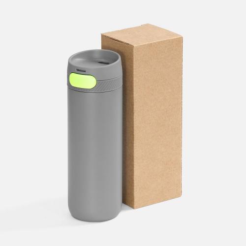 Термостакан X1 с цветной кнопкой; - купить подарки с логотипом в Воронеже