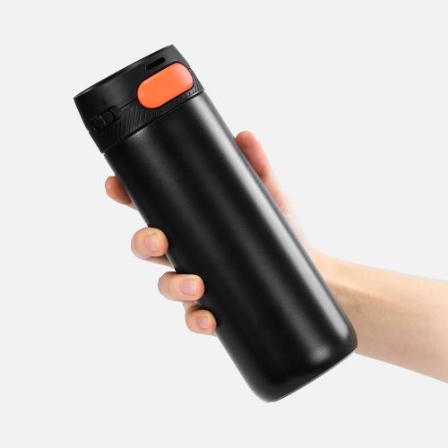 Термостакан X1 с цветной кнопкой; - купить именные сувениры в Воронеже