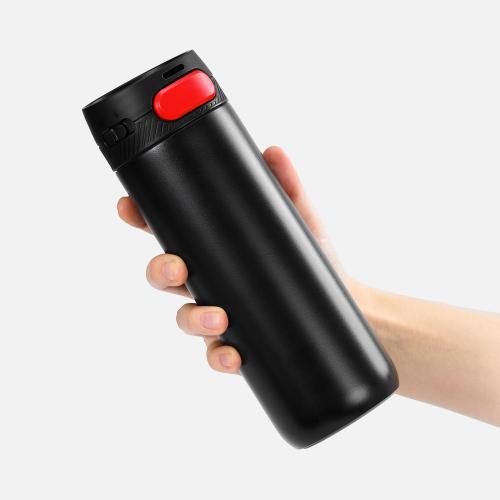 Термостакан X1 с цветной кнопкой; - купить именные сувениры в Воронеже