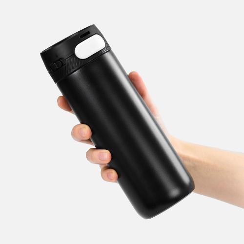 Термостакан X1 с цветной кнопкой; - купить именные сувениры в Воронеже