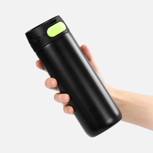 Термостакан X1 с цветной кнопкой; - купить именные сувениры в Воронеже