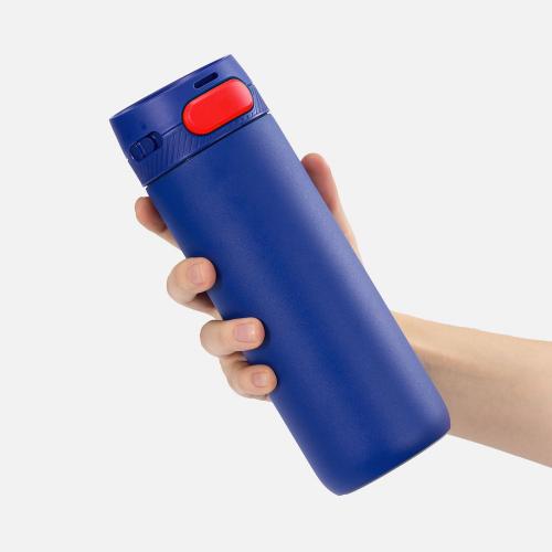 Термостакан X1 с цветной кнопкой; - купить именные сувениры в Воронеже