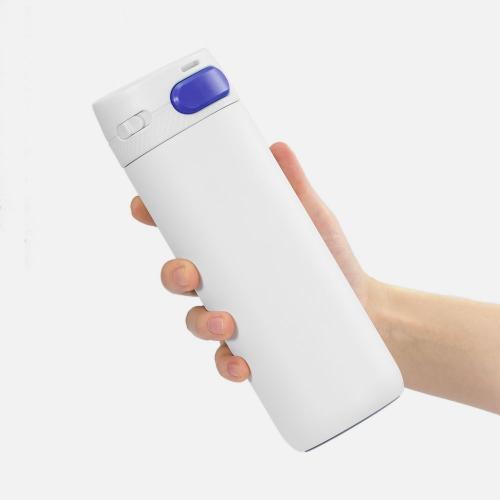 Термостакан X1 с цветной кнопкой; - купить именные сувениры в Воронеже