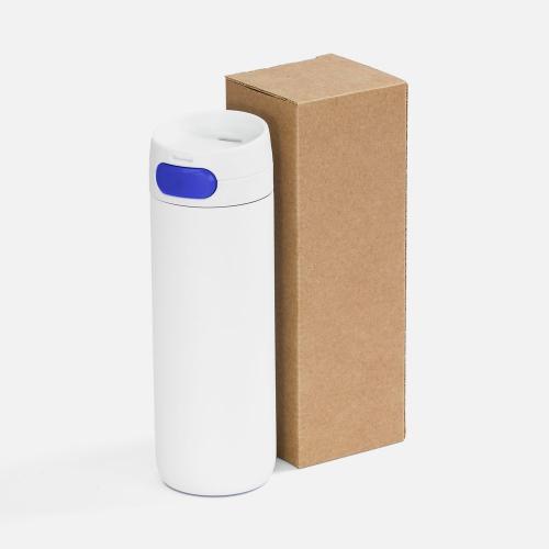 Термостакан X1 с цветной кнопкой; - купить подарки с логотипом в Воронеже