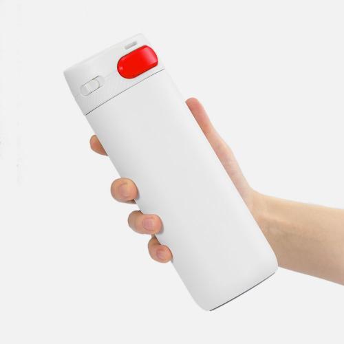 Термостакан X1 с цветной кнопкой; - купить именные сувениры в Воронеже