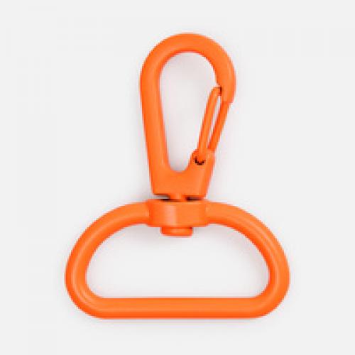 Застежка-карабин Snap Hook, L, оранжевый неон