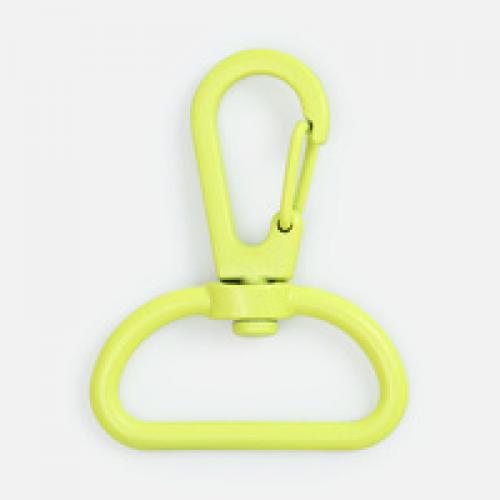 Застежка-карабин Snap Hook, L, желтый неон