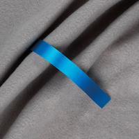 Лента сатиновая Satin 10 S, голубая, 40 см