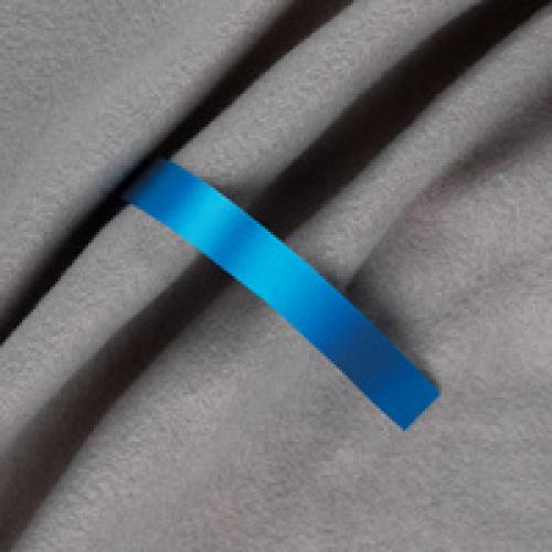 Лента сатиновая Satin 10 S, голубая, 40 см