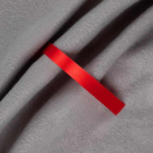 Лента сатиновая Satin 10 S, красная, 40 см