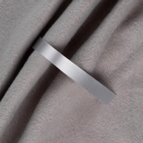 Лента сатиновая Satin 10 S, серая, 10 см