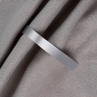 Лента сатиновая Satin 10 М, серая, 90 см