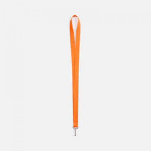 Лента для бейджа Pin, светло-оранжевая