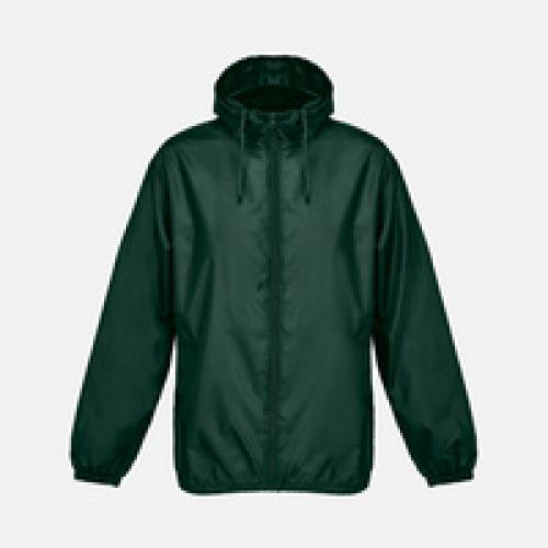 Ветровка унисекс Shield, темно-зеленая