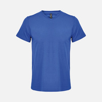 Футболка унисекс Regent с V-образным вырезом, ярко-синяя (royal)