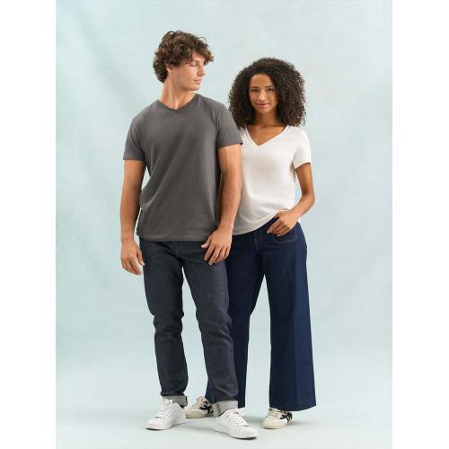 Футболка унисекс Regent с V-образным вырезом; - купить подарки с логотипом в Воронеже