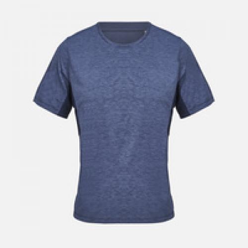 Футболка спортивная унисекс Storm, темно-синий меланж