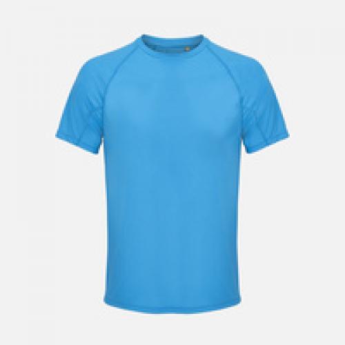 Футболка спортивная унисекс Vortex, ярко-бирюзовая