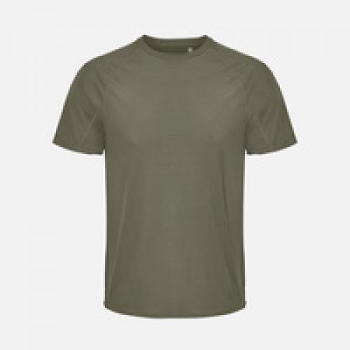 Футболка спортивная унисекс Vortex, темный хаки