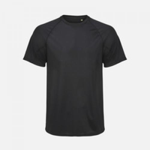 Футболка спортивная унисекс Vortex, черная