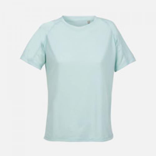 Футболка спортивная женская Vortex Women, зелено-голубая