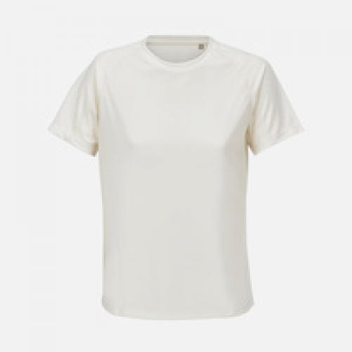 Футболка спортивная женская Vortex Women, молочно-белая