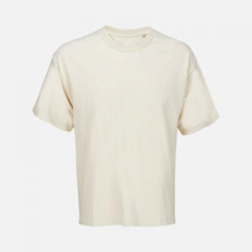 Футболка оверсайз унисекс Legacy, светло-бежевая (неокрашенная)