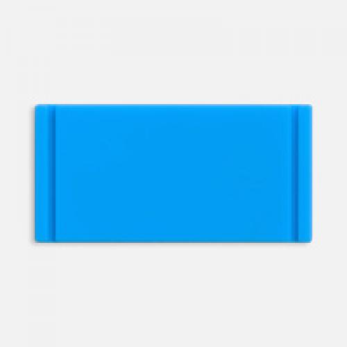 Лейбл из ПВХ Dzeta, XS, голубой