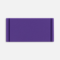 Лейбл из ПВХ Dzeta, XS, фиолетовый