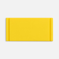 Лейбл из ПВХ Dzeta, XS, желтый