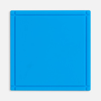 Лейбл из ПВХ Dzeta, L, голубой