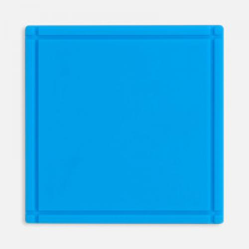 Лейбл из ПВХ Dzeta, L, голубой