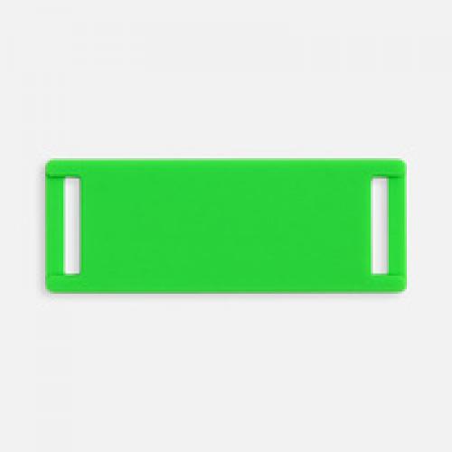 Лейбл из ПВХ Kova, зеленый неон