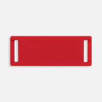 Лейбл из ПВХ Kova, красный