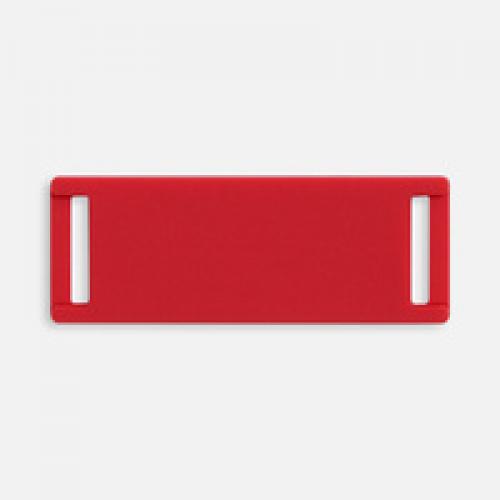 Лейбл из ПВХ Kova, красный