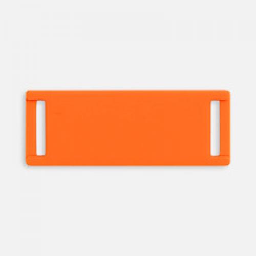 Лейбл из ПВХ Kova, оранжевый неон