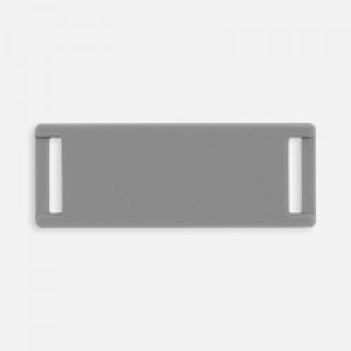 Лейбл из ПВХ Kova, серый