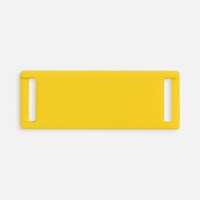 Лейбл из ПВХ Kova, желтый