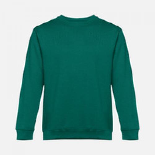 Свитшот унисекс Delta, темно-зеленый