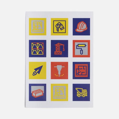 Стикерпак бумажный Industry; - купить бизнесс-сувениры в Воронеже