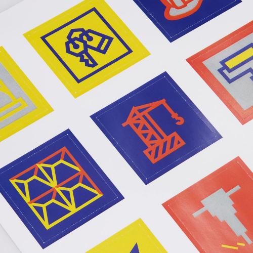 Стикерпак бумажный Industry; - купить необычные подарки в Воронеже